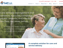 Tablet Screenshot of celltrak.com